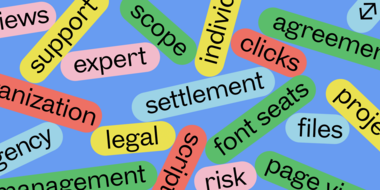 What is a font license agreement?