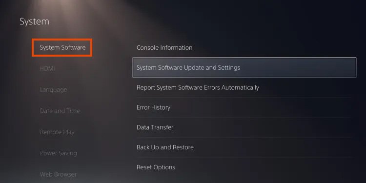 PS5-Systemsoftware-Update