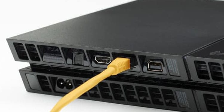 Ethernet-Anschluss PS4