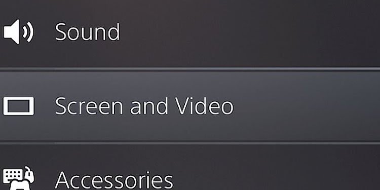 Bildschirm und Video PS5