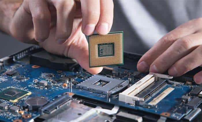 CPU im Motherboard