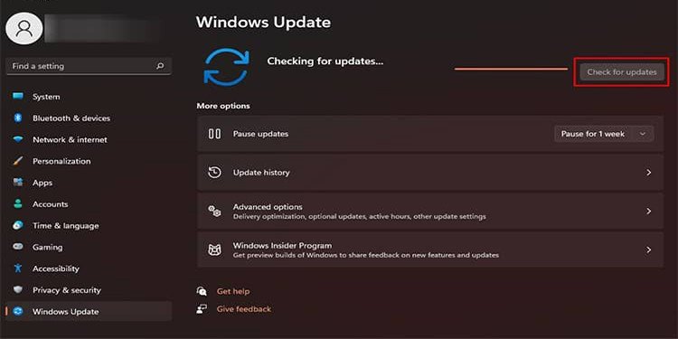 Windows Update zum Reparieren der Surface-Tastatur