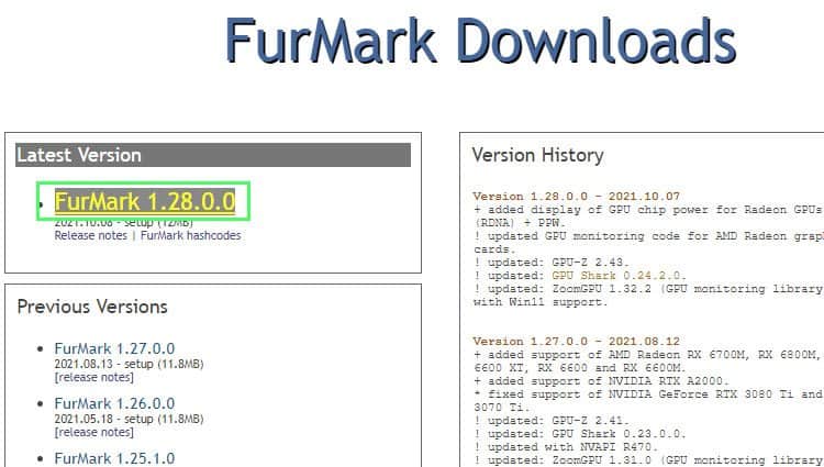 furmark-version GPU-Stresstest