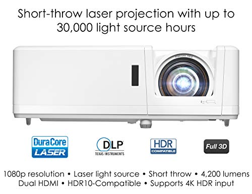 Optoma GT1090HDR Kurzdistanz-Laser-Heimkino-Projektor