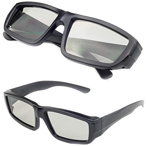 Digicharge Schwarz Universal 3D Brille Passiv Polarisiert 