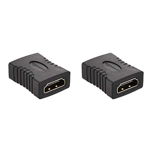 Amazon Basics HDMI Buchse auf Buchse Koppler Adapter (2 Pack)