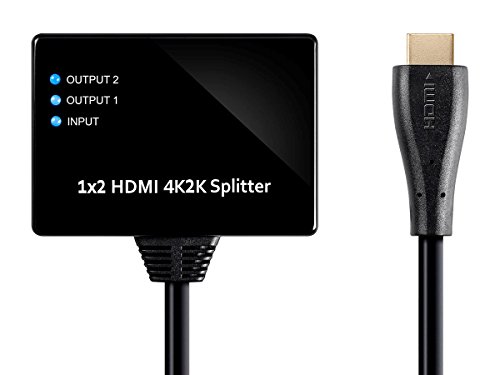 Monoprice Blackbird 4K 1x2 HDMI Pigtail Splitter 
