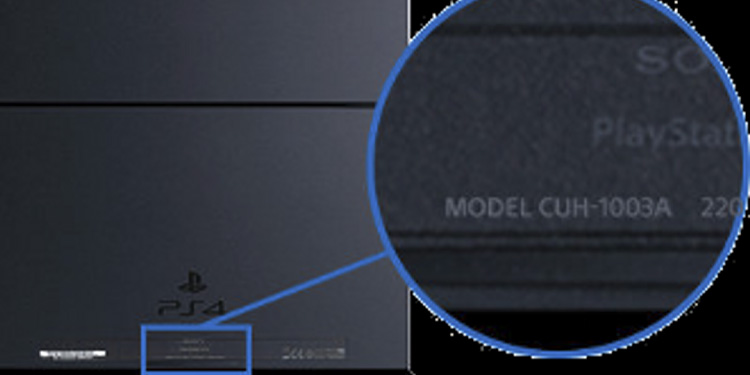 PS4-Modellnummer 