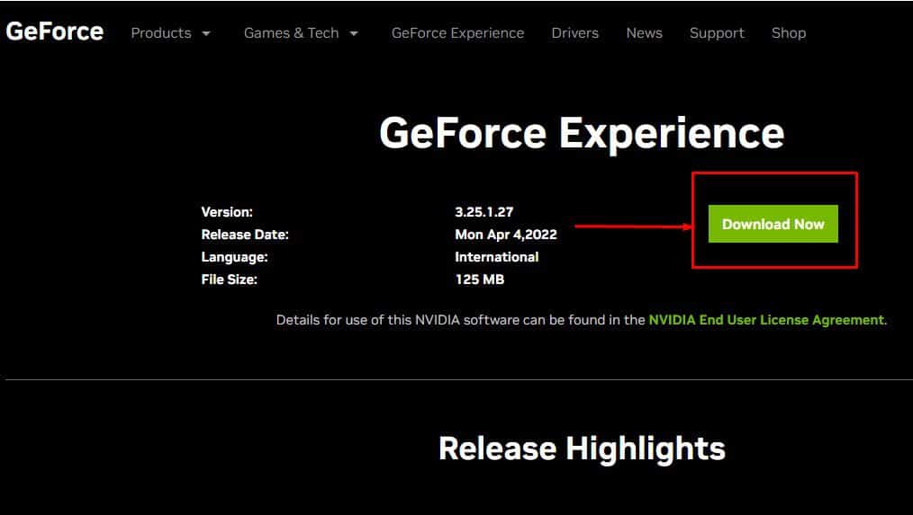 GeForce Experience herunterladen