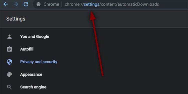 Chrome-Einstellungen