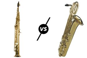 Die Unterschiede zwischen Sopran- und Baritonsaxophonen