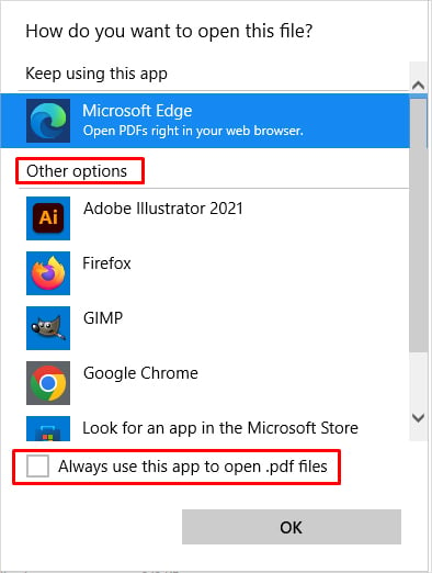 Change-default-app-for-specific-file-extension