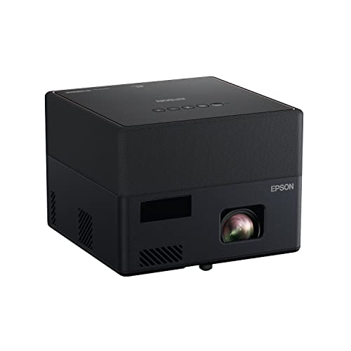 Epson EpiqVision Mini EF12 Smart Streaming Laserprojektor, HDR, Android TV, tragbar, Sound von Yamaha, 3LCD, Full HD 1080p, 1000 Lumen Farbe und...