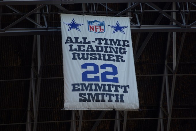 NFL-Rekord – Emmitt Smith All-Time Leading Rusher Banner