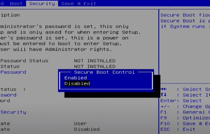 disabled-secure-boot