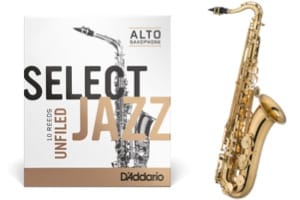 Können Altsaxophonblätter mit Tenor- und anderen Saxophonen verwendet werden?