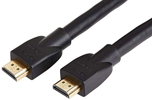 Amazon Basics High-Speed-HDMI-Kabel, Stecker auf Stecker, 18 Gbit/s, 4K/60Hz, 25 Fuß, Schwarz