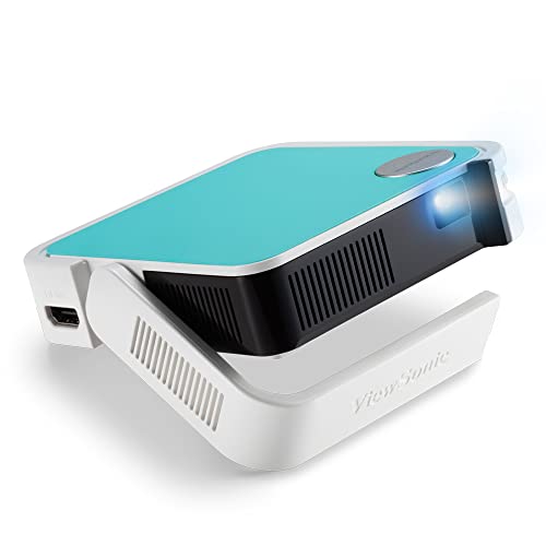 ViewSonic M1 Mini Ultra Portable LED-Projektor mit Auto Keystone, JBL Lautsprecher, HDMI, USB, Stream Netflix mit Dongle (M1MINI)