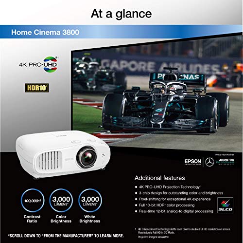 Epson Home Cinema 3800 4K Projektor Test