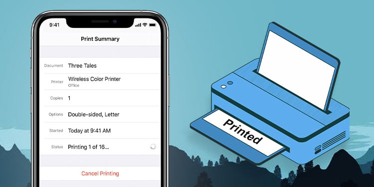 how do i print from my iphone