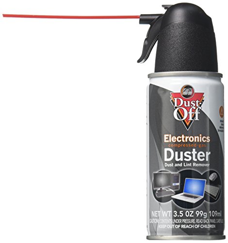 Falcon Dust, Off Compressed Gas (152a) Einweg-Reinigungsstaub, 1, Anzahl, 3,5 oz Dose (DPSJB), schwarz