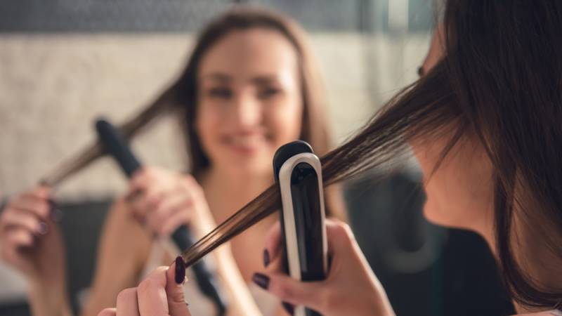 Can You Straighten Hair With Leave in Conditioner?