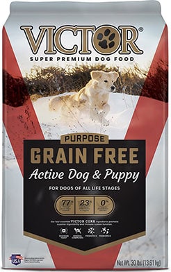 VICTOR Purpose Active Dog & Puppy Formula Getreidefreies Trockenfutter für Hunde